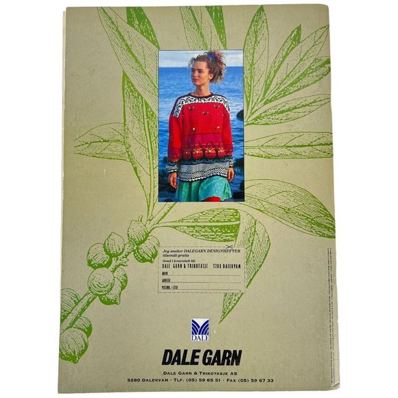 Dale Of Norway Designs Knitting Pattern Book Women Sweater NR 49 DaleGarn Adult - Picture 2 of 16